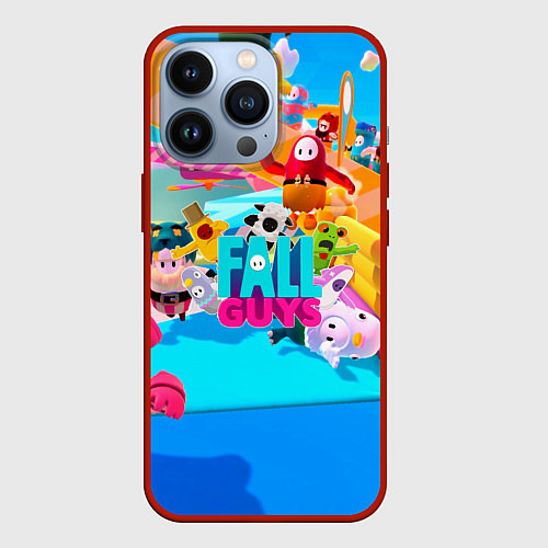 Чехол iPhone 13 Pro FALL GAYS ФОЛЛ ГАЙС / 3D-Красный – фото 1
