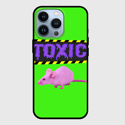 Чехол iPhone 13 Pro Toxic / 3D-Черный – фото 1