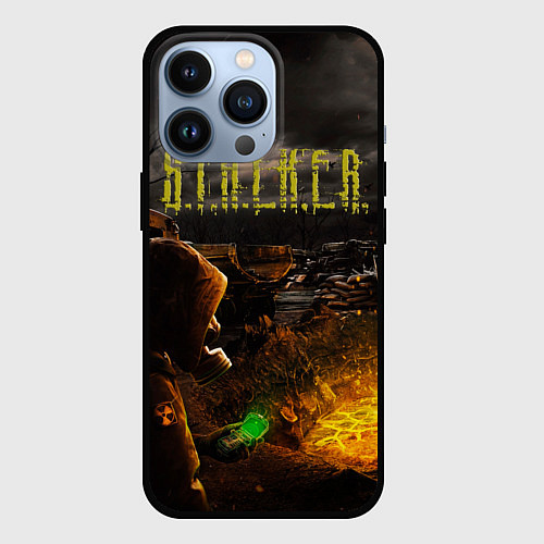 Чехол iPhone 13 Pro Stalker 2 / 3D-Черный – фото 1