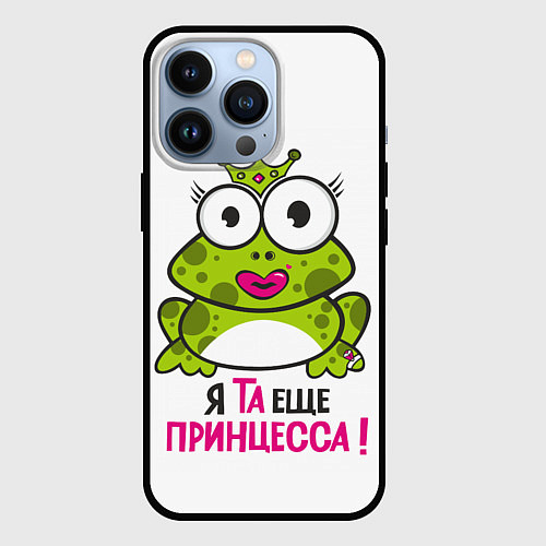 Чехол iPhone 13 Pro Я та ещё принцесса / 3D-Черный – фото 1