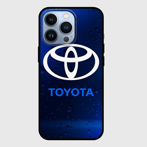 Чехол iPhone 13 Pro TOYOTA ТОЙОТА / 3D-Черный – фото 1