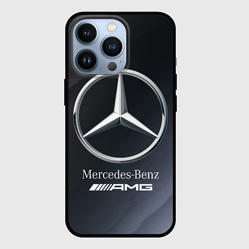 Чехол iPhone 13 Pro MERCEDES МЕРСЕДЕС / 3D-Черный – фото 1