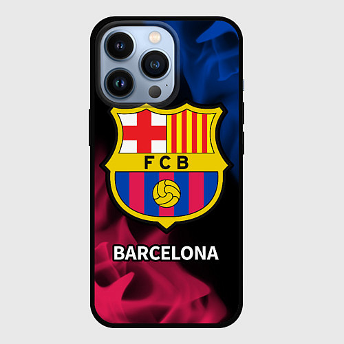 Чехол iPhone 13 Pro BARCELONA БАРСЕЛОНА / 3D-Черный – фото 1