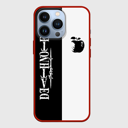 Чехол iPhone 13 Pro Death Note / 3D-Красный – фото 1