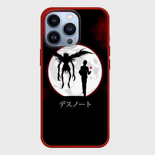 Чехол iPhone 13 Pro Death Note / 3D-Красный – фото 1