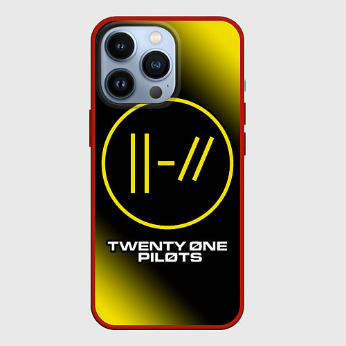 Чехол iPhone 13 Pro TWENTY ONE PILOTS 21 PILOTS / 3D-Красный – фото 1