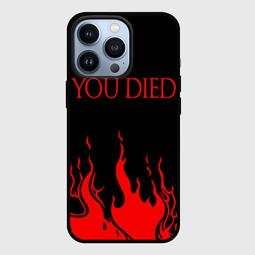 Чехол iPhone 13 Pro YOU DIED / 3D-Черный – фото 1