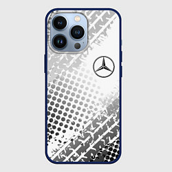 Чехол для iPhone 13 Pro Mercedes-Benz, цвет: 3D-тёмно-синий