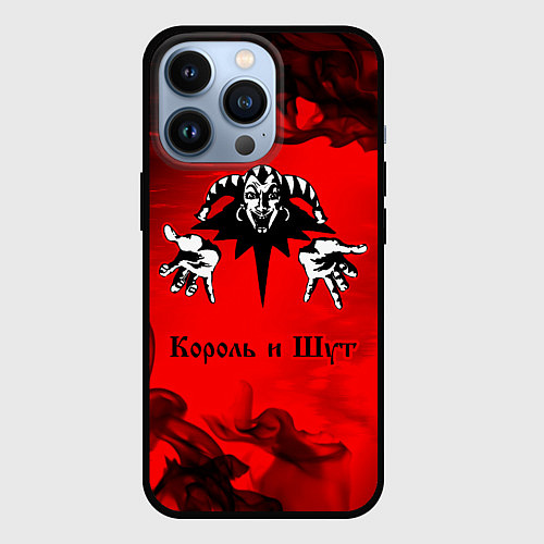 Чехол iPhone 13 Pro КОРОЛЬ И ШУТ / 3D-Черный – фото 1