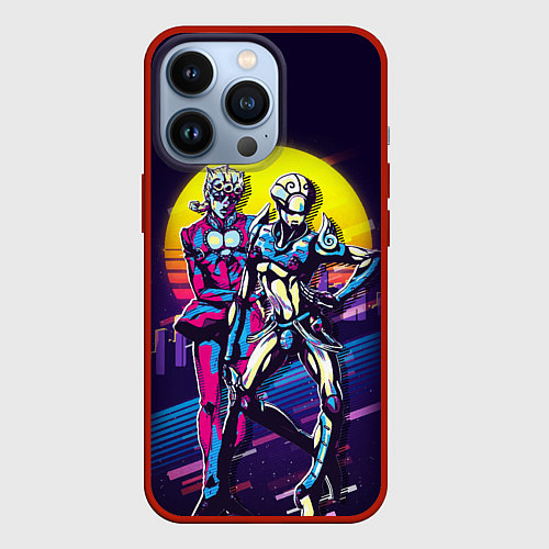 Чехол iPhone 13 Pro JoJo’s Bizarre Adventure / 3D-Красный – фото 1
