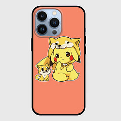 Чехол для iPhone 13 Pro Pikachu Pika Pika, цвет: 3D-черный