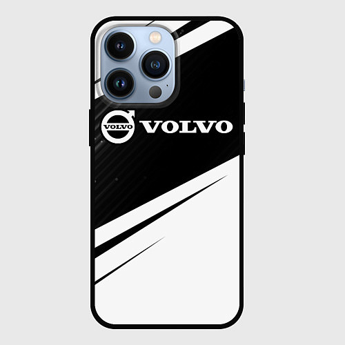 Чехол iPhone 13 Pro VOLVO Вольво / 3D-Черный – фото 1