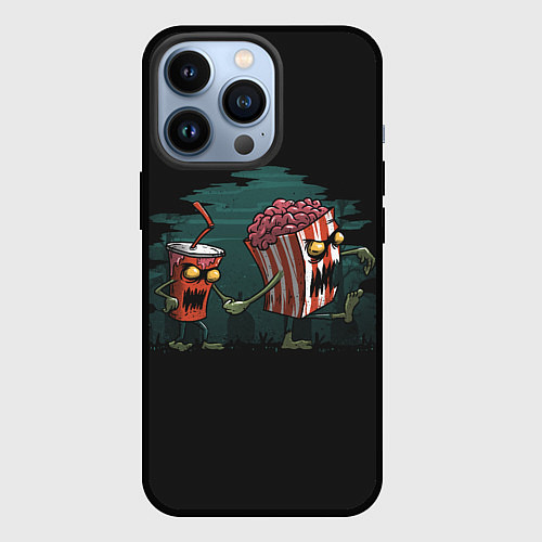 Чехол iPhone 13 Pro Zombie / 3D-Черный – фото 1