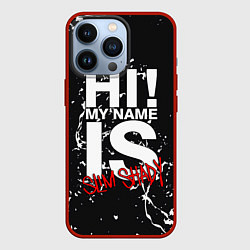 Чехол для iPhone 13 Pro EMINEM, цвет: 3D-красный