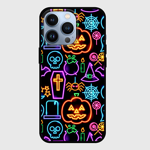 Чехол iPhone 13 Pro Halloween / 3D-Черный – фото 1