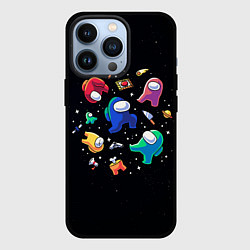 Чехол для iPhone 13 Pro Among Us, цвет: 3D-черный