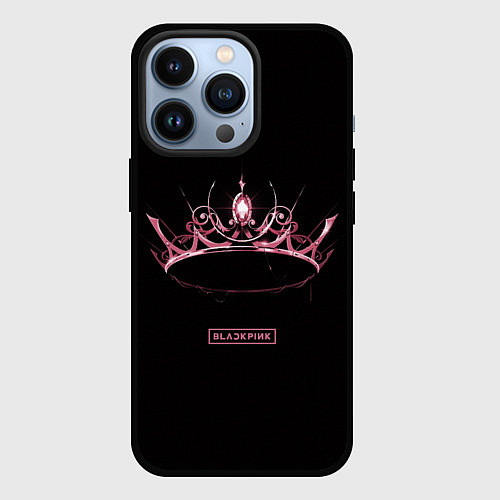 Чехол iPhone 13 Pro BLACKPINK- The Album / 3D-Черный – фото 1