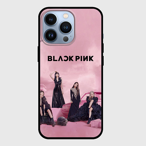 Чехол iPhone 13 Pro BLACKPINK x PUBG / 3D-Черный – фото 1