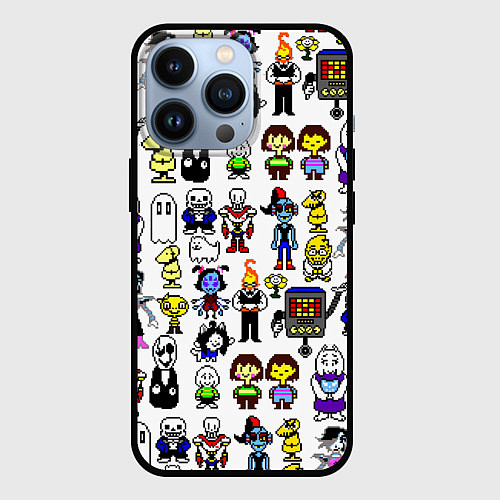 Чехол iPhone 13 Pro UNDERTALE / 3D-Черный – фото 1