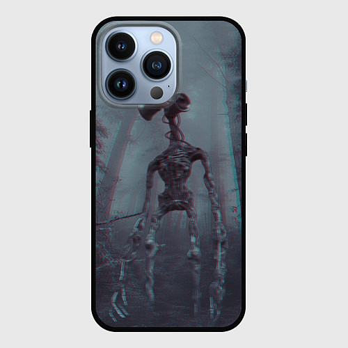 Чехол iPhone 13 Pro Сиреноголовый / 3D-Черный – фото 1