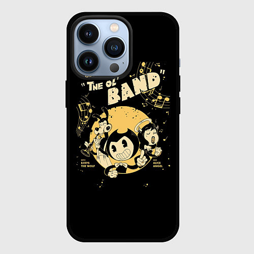Чехол iPhone 13 Pro Bendy And The Ink Machine / 3D-Черный – фото 1