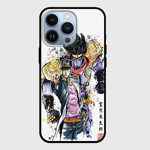 Чехол iPhone 13 Pro JOJO / 3D-Черный – фото 1