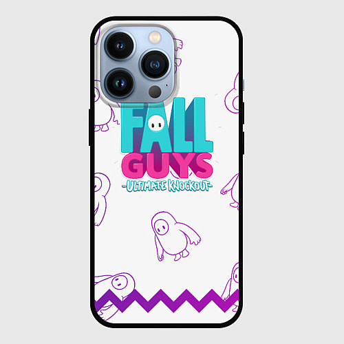 Чехол iPhone 13 Pro Fall Guys / 3D-Черный – фото 1