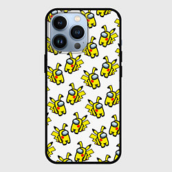 Чехол iPhone 13 Pro Among us Pikachu