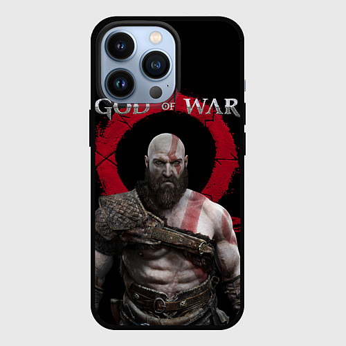 Чехол iPhone 13 Pro God of War / 3D-Черный – фото 1