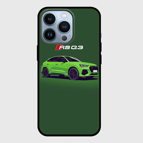 Чехол iPhone 13 Pro AUDI RS Q3 Z / 3D-Черный – фото 1