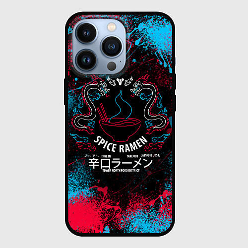 Чехол iPhone 13 Pro SPICE RAMEN DESTINY 2 / 3D-Черный – фото 1