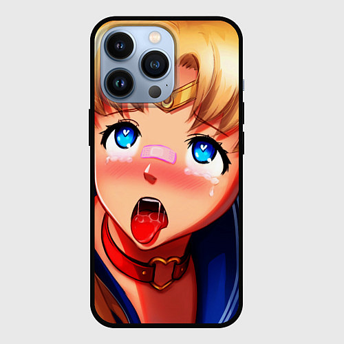 Чехол iPhone 13 Pro SAILOR MOON AHEGAO / 3D-Черный – фото 1