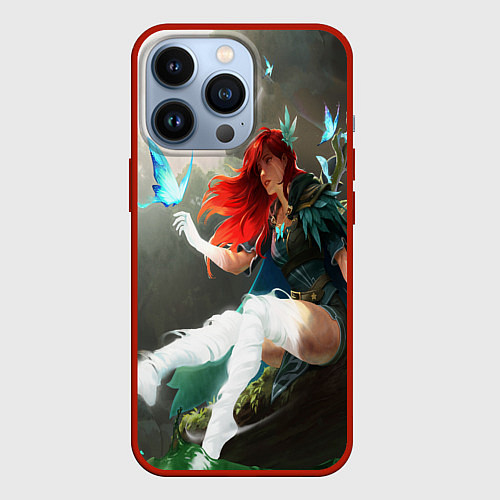 Чехол iPhone 13 Pro Windranger Dota / 3D-Красный – фото 1