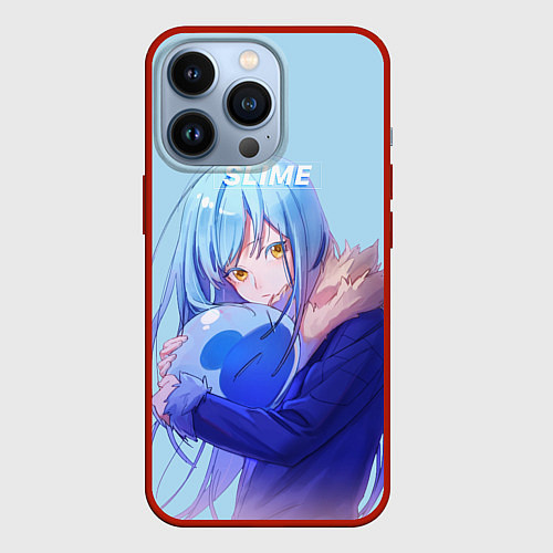Чехол iPhone 13 Pro Slime / 3D-Красный – фото 1