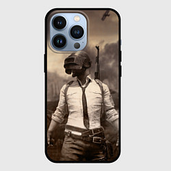 Чехол для iPhone 13 Pro PUBG, цвет: 3D-черный