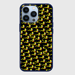 Чехол для iPhone 13 Pro Гомер, цвет: 3D-тёмно-синий