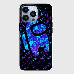 Чехол для iPhone 13 Pro AMONG US - Crewmate, цвет: 3D-черный