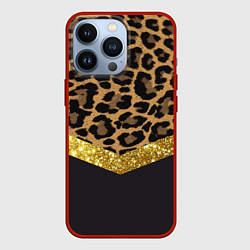 Чехол iPhone 13 Pro Леопардовый принт