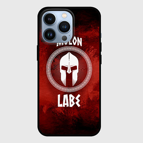 Чехол iPhone 13 Pro Molon Labe / 3D-Черный – фото 1