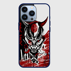 Чехол для iPhone 13 Pro Самурай Samurai, цвет: 3D-тёмно-синий