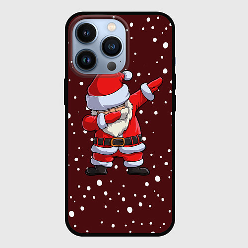 Чехол iPhone 13 Pro Dab-Santa / 3D-Черный – фото 1