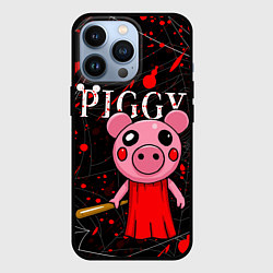 Чехол для iPhone 13 Pro ROBLOX PIGGY, цвет: 3D-черный