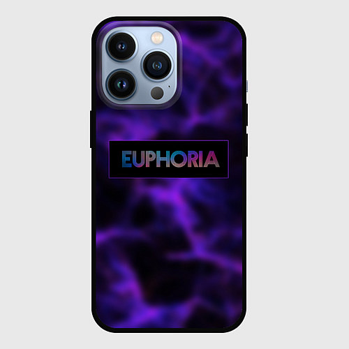 Чехол iPhone 13 Pro Сериал Euphoria / 3D-Черный – фото 1