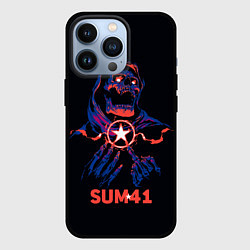 Чехол iPhone 13 Pro Sum 41 череп