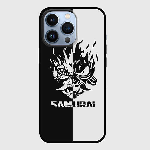 Чехол iPhone 13 Pro SAMURAI / 3D-Черный – фото 1