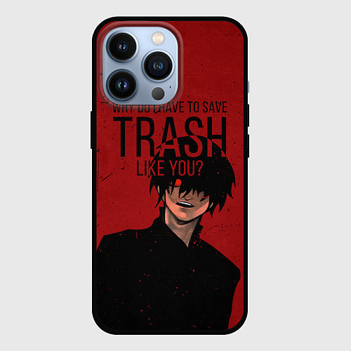 Чехол iPhone 13 Pro Trash / 3D-Черный – фото 1