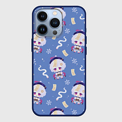 Чехол для iPhone 13 Pro Genshin Impact, цвет: 3D-тёмно-синий