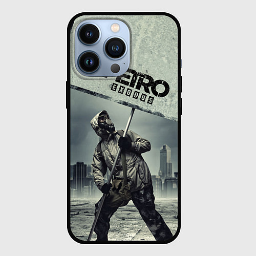 Чехол iPhone 13 Pro Metro Exodus / 3D-Черный – фото 1