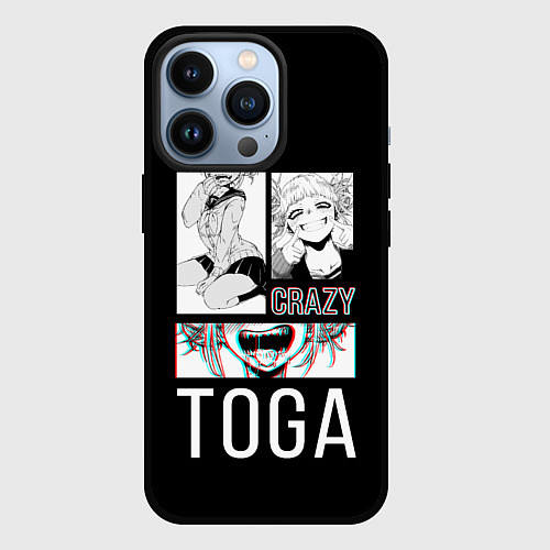 Чехол iPhone 13 Pro Toga Crazy / 3D-Черный – фото 1