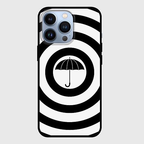 Чехол iPhone 13 Pro Узор Академия Амбрелла / 3D-Черный – фото 1